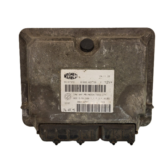 Fiat Seicento 600 ECU / 55187372 / IAW4AF.M9 / 61600.627.05 / MAGNETI MARELLI
