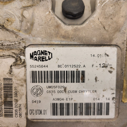 FIAT 500 SUZUKI ECU / 55245644 / BC.0112522.A / CFC8TDW.01 / MAGNETI MARELLI