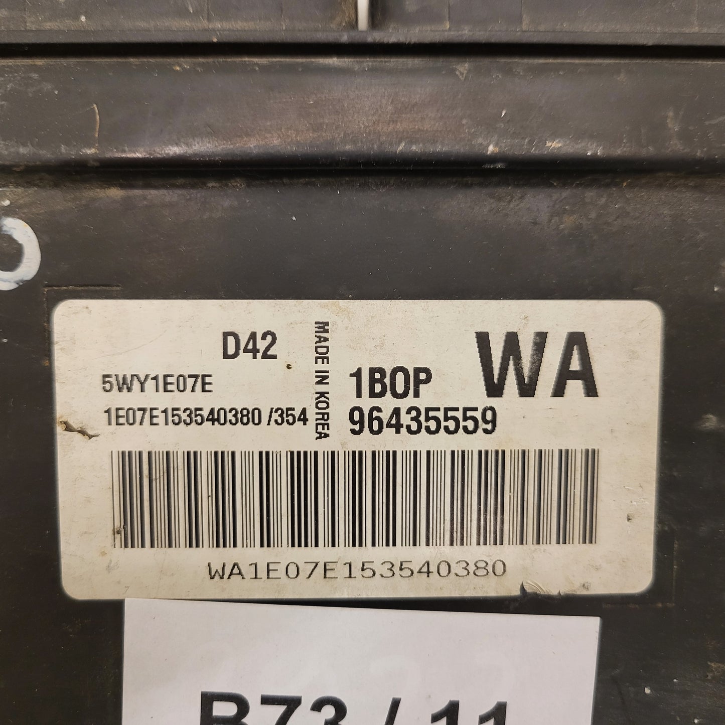 CHEVROLET AVEO KALOS ECU / 96435559 / 5WY1E07E / 1BOP / KEMSCO