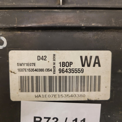 CHEVROLET AVEO KALOS ECU / 96435559 / 5WY1E07E / 1BOP / KEMSCO