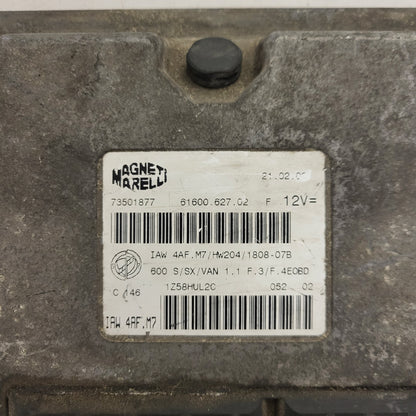 Fiat 600 ECU / IAW4AF.M7 / 73501877 / HW204 / MAGNETI MARELLI