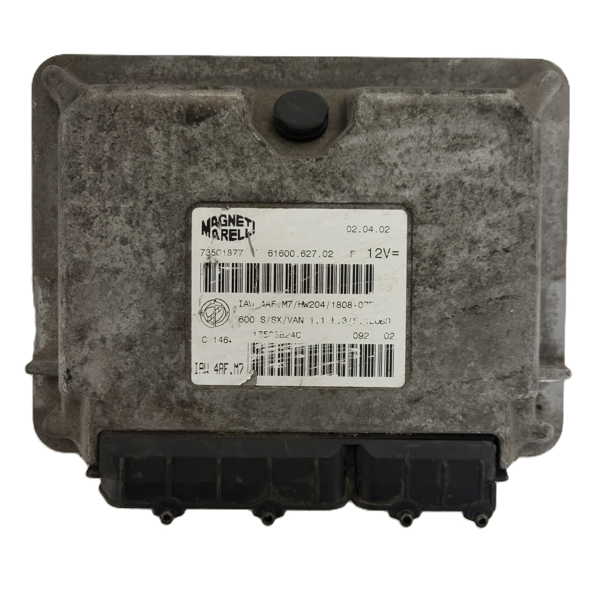 Fiat 600 ECU / IAW4AF.M7 / 73501877 / HW204 / MAGNETI MARELLI - B73-19 - 1