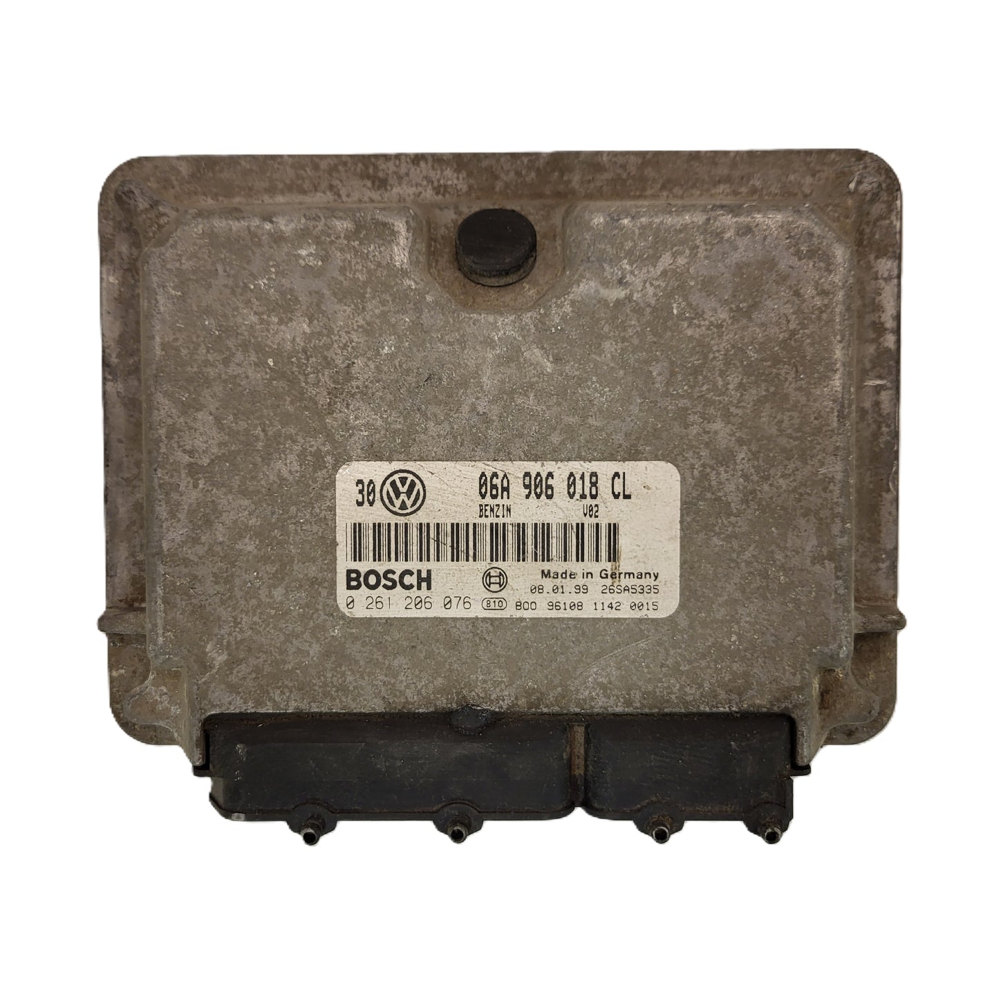VW GOLF ECU / 06A906018CL / 0261206076 / BOSCH