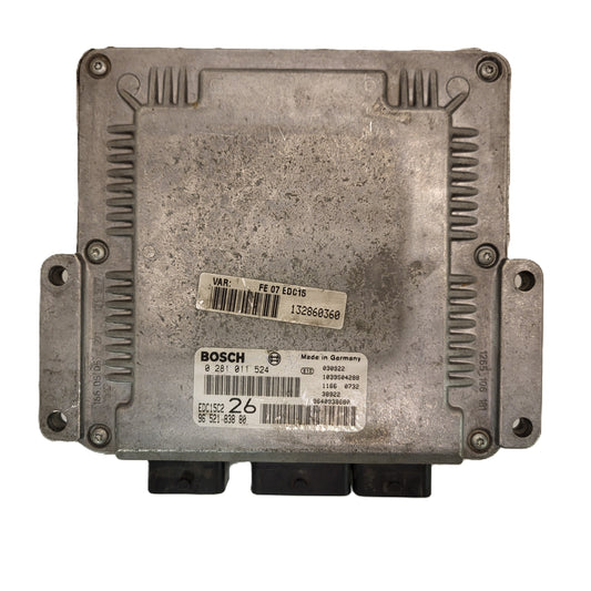 Citroen C5 ECU / 0281011524 / 9652183880 / 9640938680 / EDC15C2 / BOSCH