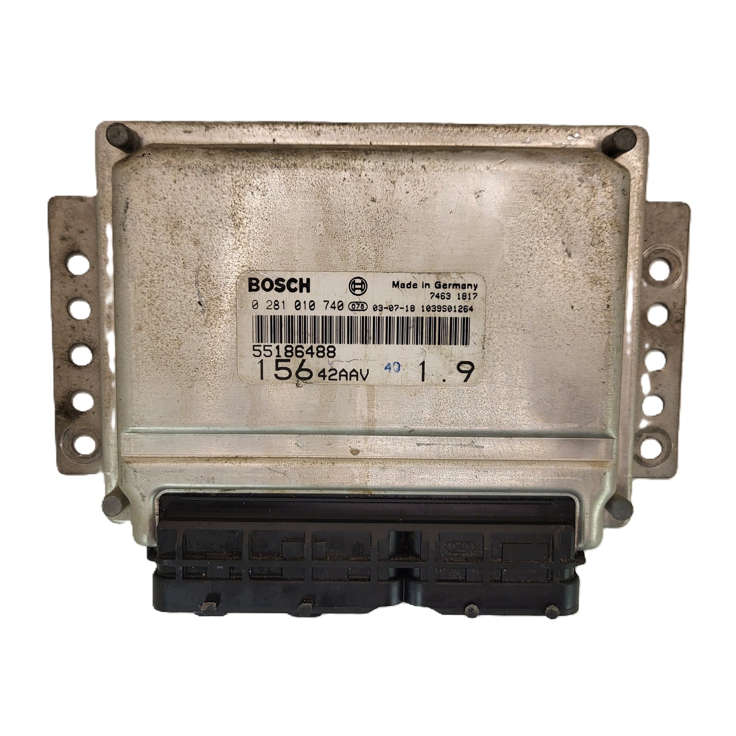 ALFA ROMEO 156 ECU / 0281010740 / 55186488 / BOSCH