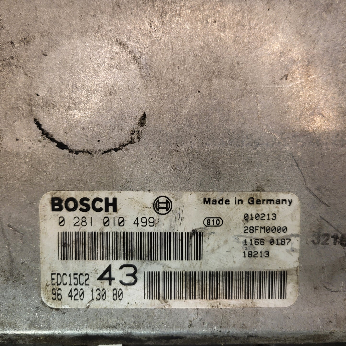Peugeot Citroen ECU / 0281010499 / 9642013080 / EDC15C2 / BOSCH