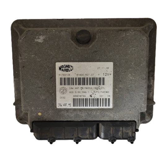 Fiat Seicento 600 ECU / 51793106 / IAW 4AF.M9 / 61600.627.07 / HW204