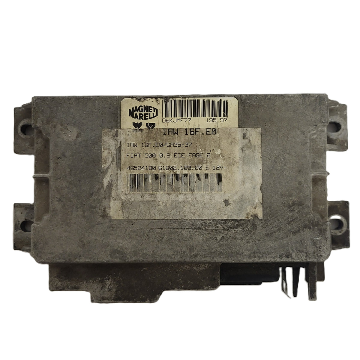 FIAT 500 .09 ECU / IAW 16F.E0 / 46524180 / 61602.103.00 / MAGNETI MARELLI - B75-07 - 1