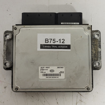 KIA CARNIVAL 2.9 CRDI ECU / 39104-4X910 / DDCR / R0412C0016 - B75-12 - 3