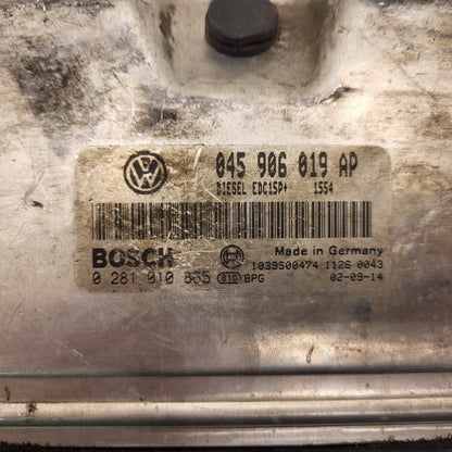 VW GOLF POLO ECU / 045906019AP / 0281010865 / EDC15P+ / BOSCH