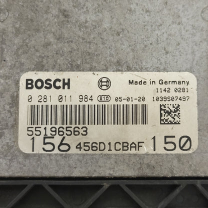 ALFA 156 ECU / 0281011984  / 55196563 / BOSCH - B75-21 - 2