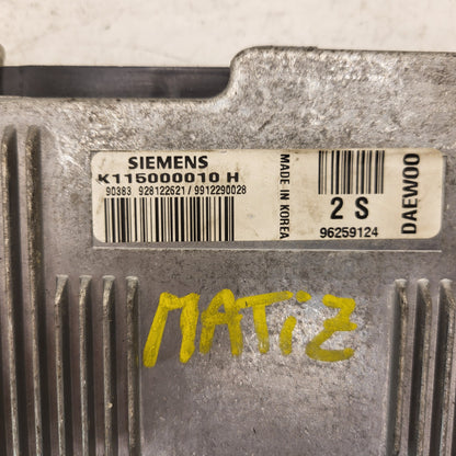 DAEWOO MATIZ ECU / K115000010H / 96259124 / SIEMENS