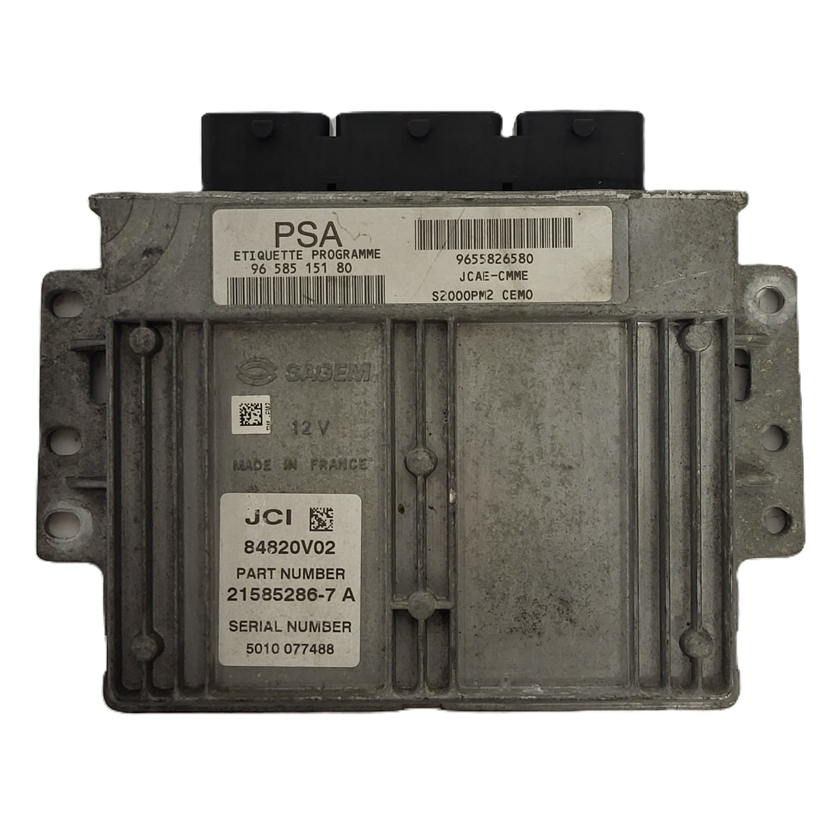 CITROEN XSARA ECU / 21585286-7 / 21585286-7A / 9658515180 / 9655826580 S2000PM2 - B76-06 - 1
