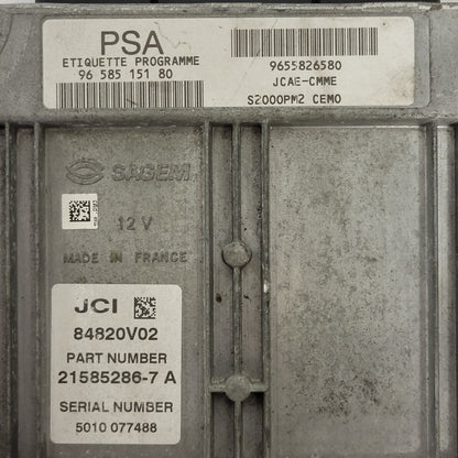 CITROEN XSARA ECU / 21585286-7 / 21585286-7A / 9658515180 / 9655826580 S2000PM2 - B76-06 - 2
