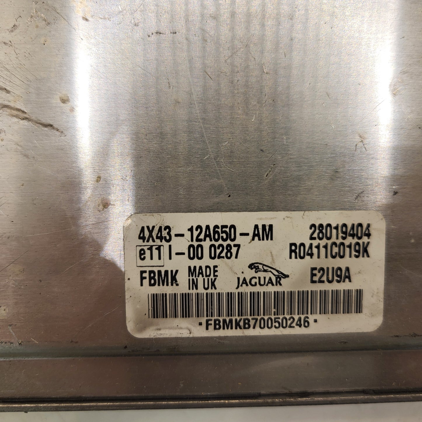 JAGUAR ECU / 4X43-12A650-AM / 4X4312A650AM / R0411C019K / FBMK / DELPHI