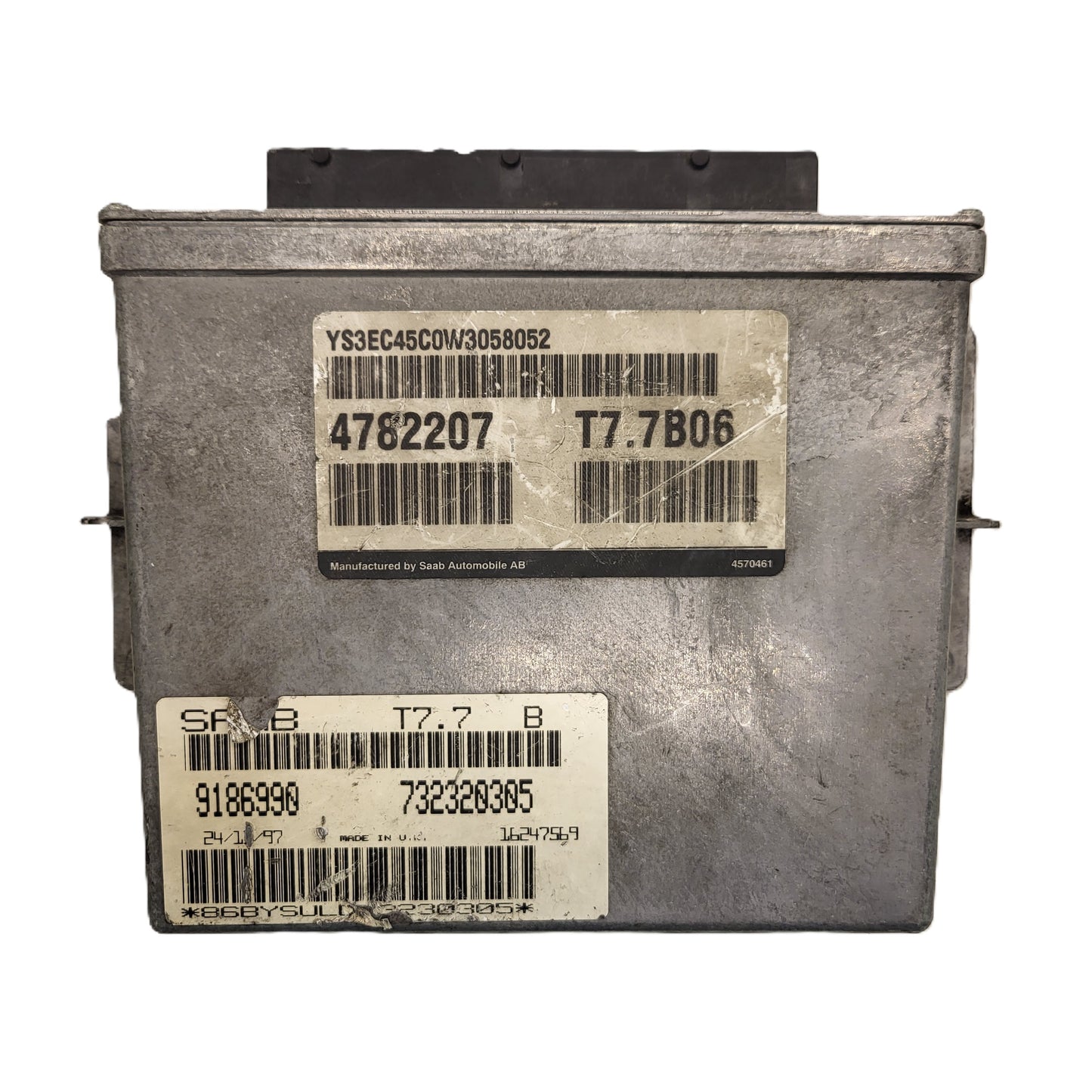SAAB 2.0T ECU / 4782207 / T7.7B06 / 9186990 / 732320305