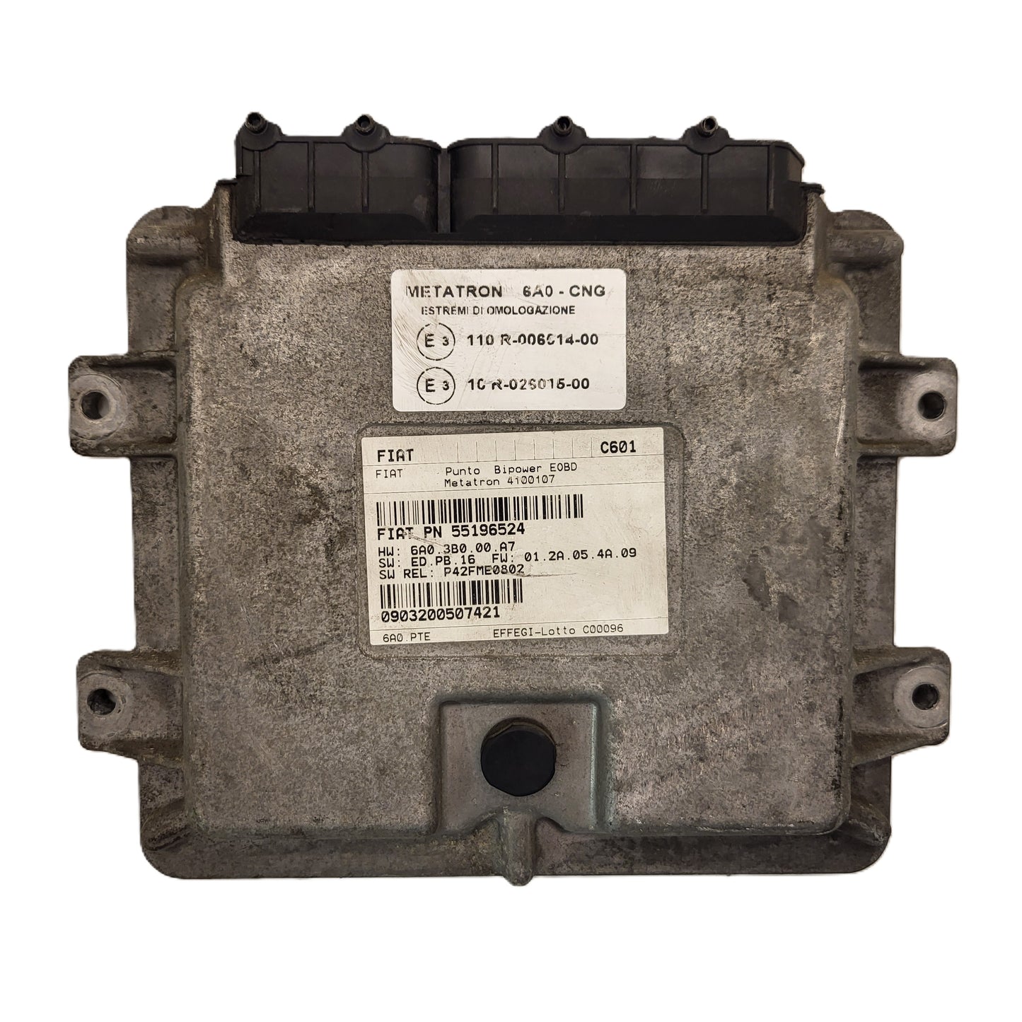 Fiat Gas ECU / 55196524 / 4100107 / METATRON