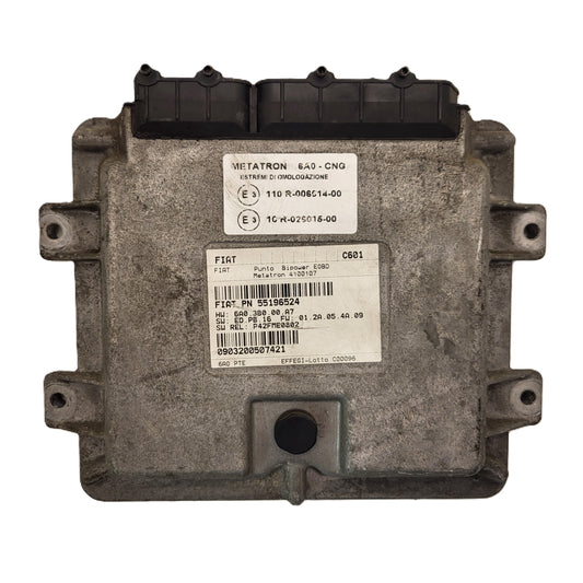 Fiat Gas ECU / 55196524 / 4100107 / METATRON