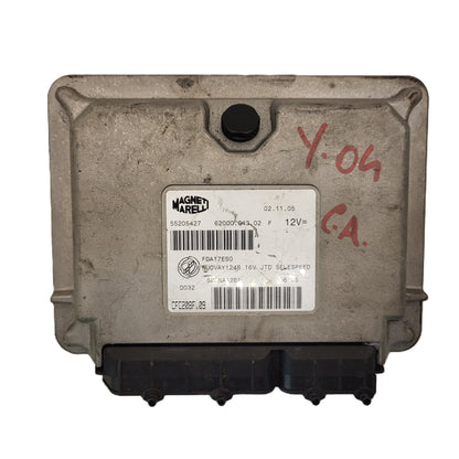 LANCIA YPSILON ECU / 55205427 / CFC208F.09 / 62000.043.02 / MAGNETI MARELLI