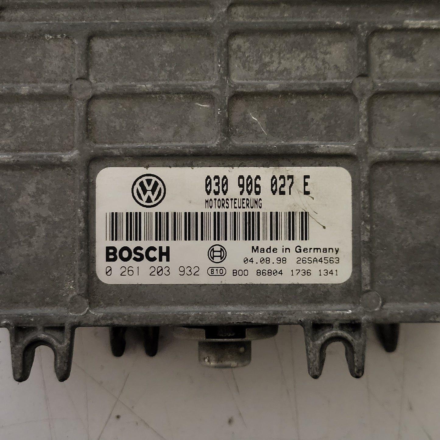 VW LUPO POLO AROSA ECU / 030906027E / 0261203932 / BOSCH