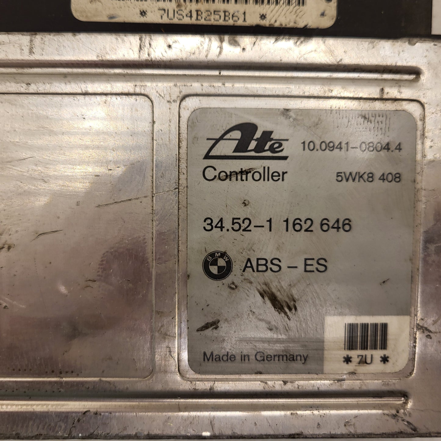 BMW ABS ECU / 10.0941-0804.4 / 1162646 / 34.52-1162646 / 5WK8408 / ATE
