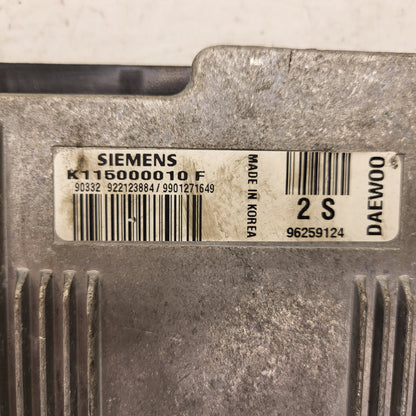 DAEWOO SHADE ECU / K115000010F / 96259124 / SIEMENS