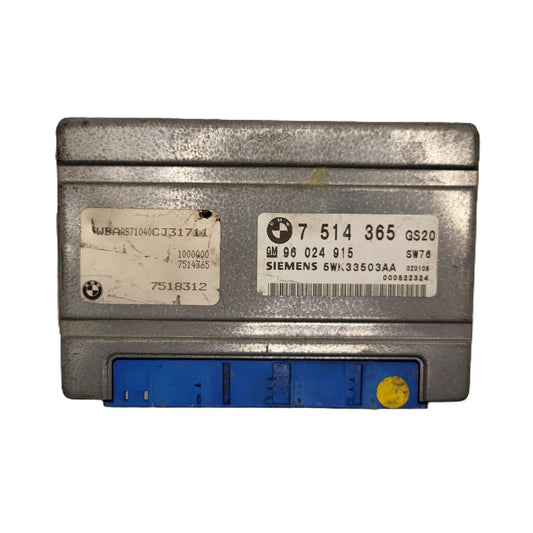BMW GEARBOX CHANGE ECU / 7514365 / 96024915 / 5WK33503AA / SIEMENS