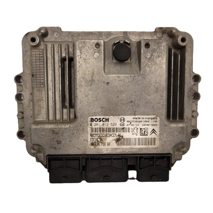 PEUGEOT CITROEN ECU / 0281012529 / 9663475880 / 9657699480 / EDC16C34 / BOSCH