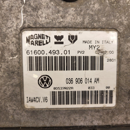 VOLKSWAGEN LUPO POLO GOLF 1.4 16V ECU / 036906014AM / IAW 4CV.V6 / 61600.493.01
