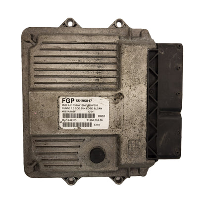 FIAT PUNTO ECU / MJD 6JF.P3 / 55195817 / HW1BM / 71600.053.00 / MAGNETI MARELLI
