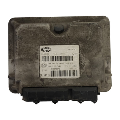Fiat Seicento 600 ECU / 55187372 / IAW 4AF.M9 / 61600.627.05 / HW204 / MAGNETI - B77-20 - 1