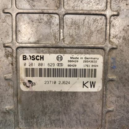 Nissan FIRST ECU / 0281001629 / 31710 / 2J624 / KW / 317102J624 / BOSCH