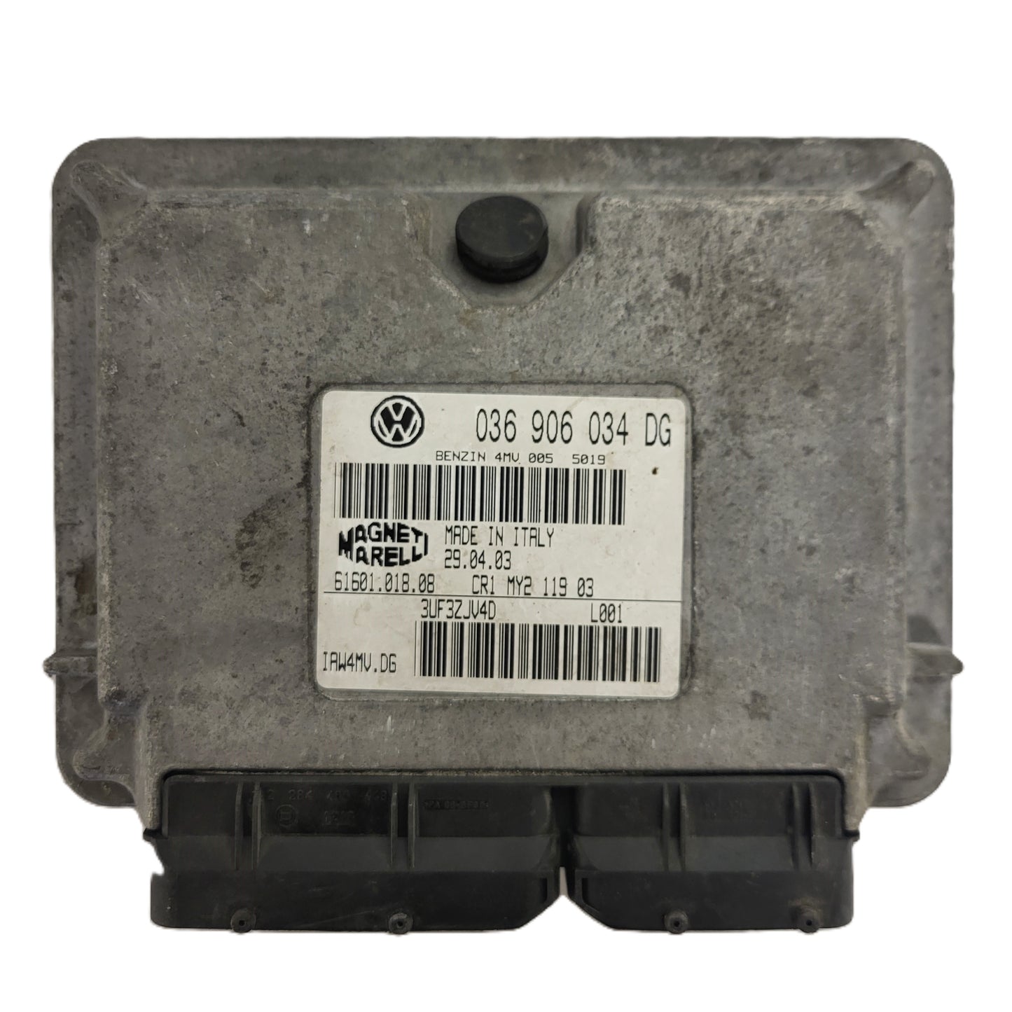 VW ECU / 036906034DG / IAW 4MV.DG / IAW4MV.DG / 61601.018.09 / MAGNETI MARELLI