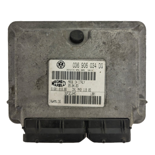 VW ECU / 036906034DG / IAW 4MV.DG / IAW4MV.DG / 61601.018.09 / MAGNETI MARELLI