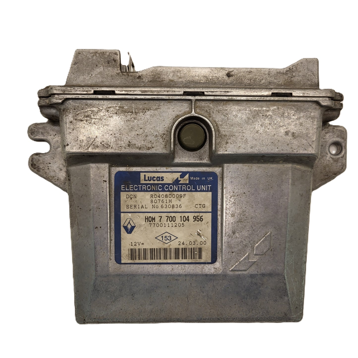 Renault ECU / HOM 7700104956 / 7700111205 / R04080009F / LUCAS