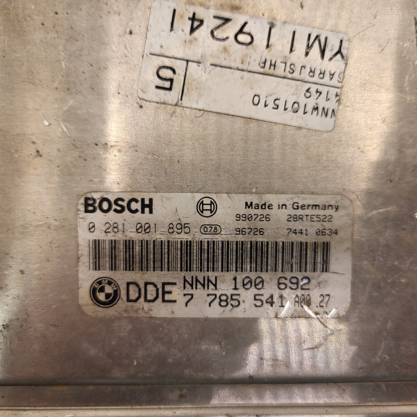 ROVER 75 ECU / 0281001895 / 7785541 / NNN100692 / BOSCH (BMW)