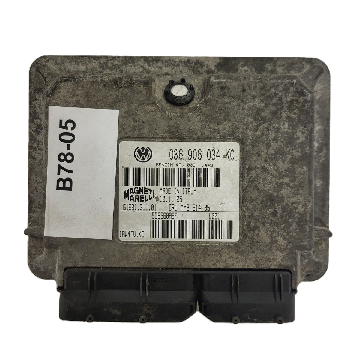 VOLKSWAGEN SEAT ECU / 036906034KC / IAW 4TV.KC / 61601.311.01 / MAGNETI MARELLI - B78-05 - 1