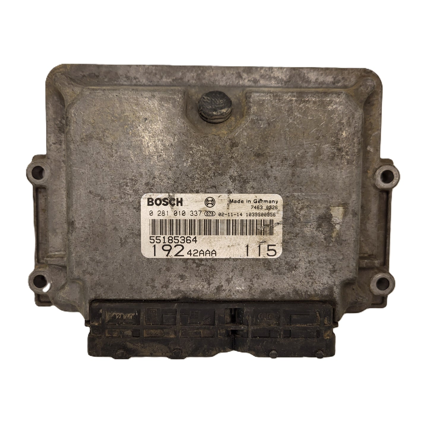 Fiat Stilo 1.9 JTD ECU / 0281010337 / 55185364 / BOSCH