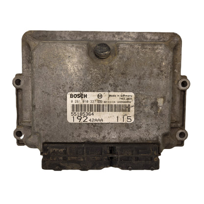 Fiat Stilo 1.9 JTD ECU / 0281010337 / 55185364 / BOSCH