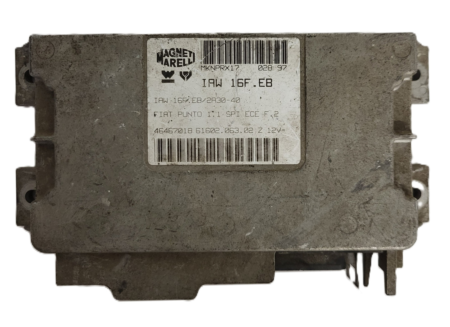 Fiat Punto 1.1 ECU / 46467018 / IAW16F.EB / 61602.063.02 / MAGNETI MARELLI