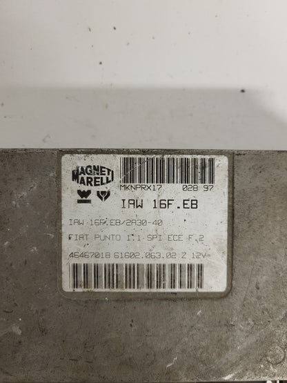 Fiat Punto 1.1 ECU / 46467018 / IAW16F.EB / 61602.063.02 / MAGNETI MARELLI