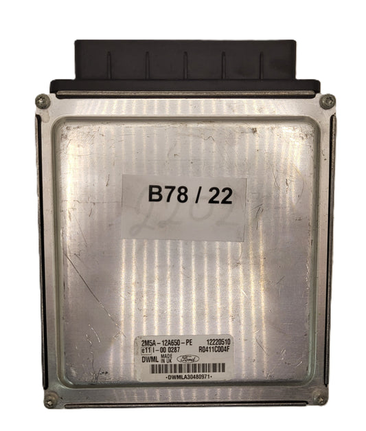 FORD FOCUS ECU / 2M5A-12A650-PE / DWML / R0411C004F / 2M5A12A650PE / DELPHI