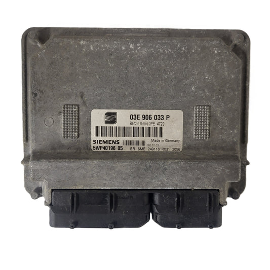 SEAT IBIZA ECU / 03E906033P / 5WP40196 05 / SIEMENS