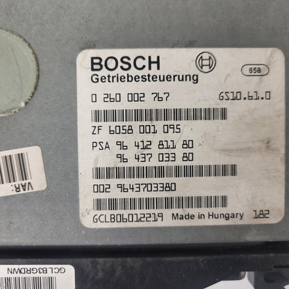 PEUGEOT CITROEN ECU / 0260002767 / 9641281180 / 9643703380 / BOSCH