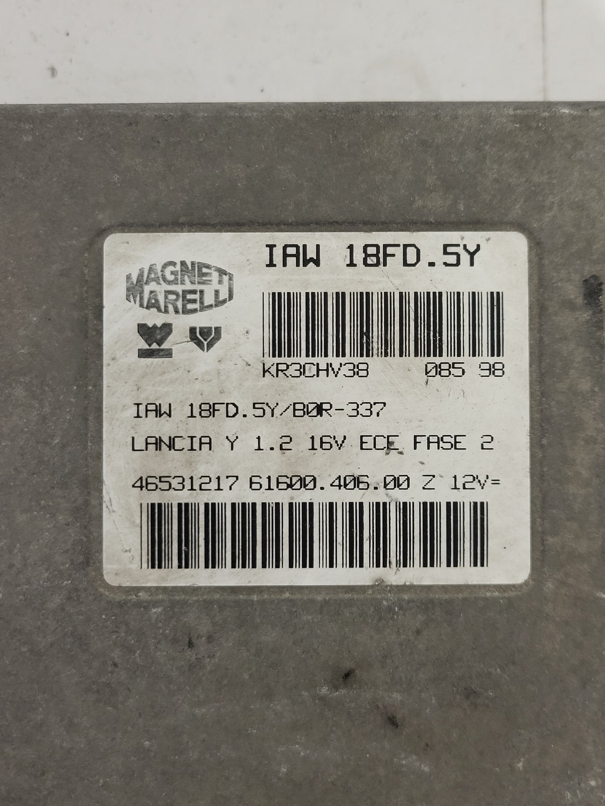 LANICA YPSILON Y ECU / IAW 18FD.5Y / 46531217  / 61600.406.00 / MAGNETI MARELLI - B79-19 - 2
