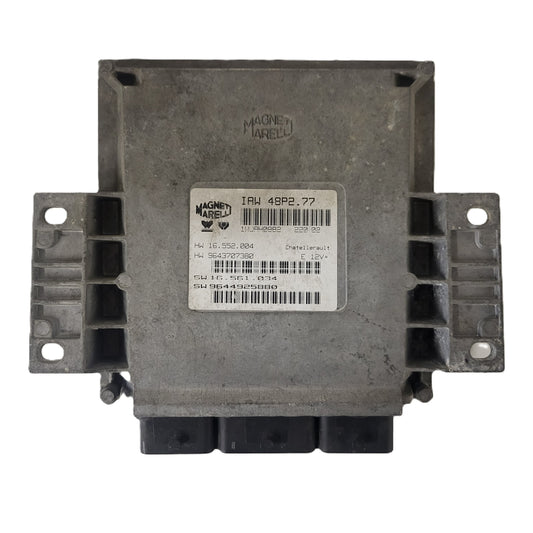 PEUGEOT 206 ECU / IAW 48P2.77 / 9643707380 / 9644925880 / MARELLI MAGNETS