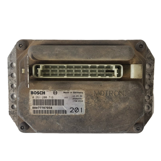 LANCIA Y10 ECU / 0261200716 / 7778785 / 00077787850 / BOSCH