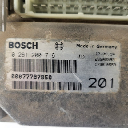 LANCIA Y10 ECU / 0261200716 / 7778785 / 00077787850 / BOSCH