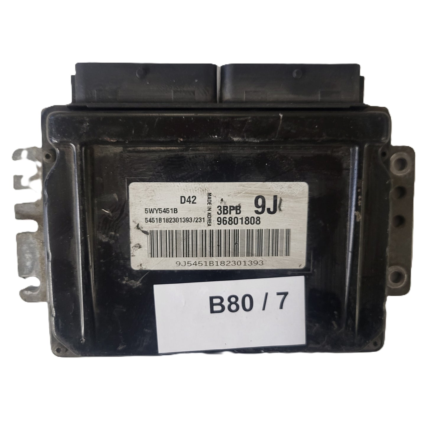 CHEVROLET MATIZ ECU / 96801808 / 5WY5451B / 3BPB / 9J / D42 / DAEWOO