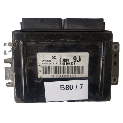 CHEVROLET MATIZ ECU / 96801808 / 5WY5451B / 3BPB / 9J / D42 / DAEWOO